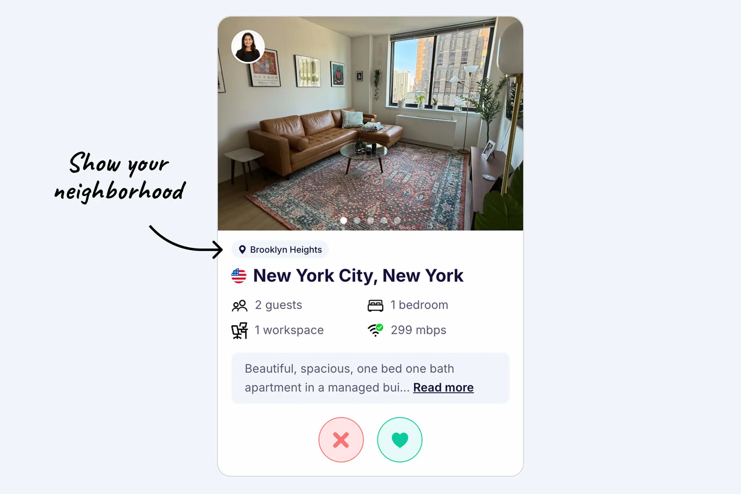 Swaphouse listing showing neighborhood, district, or area on the home location