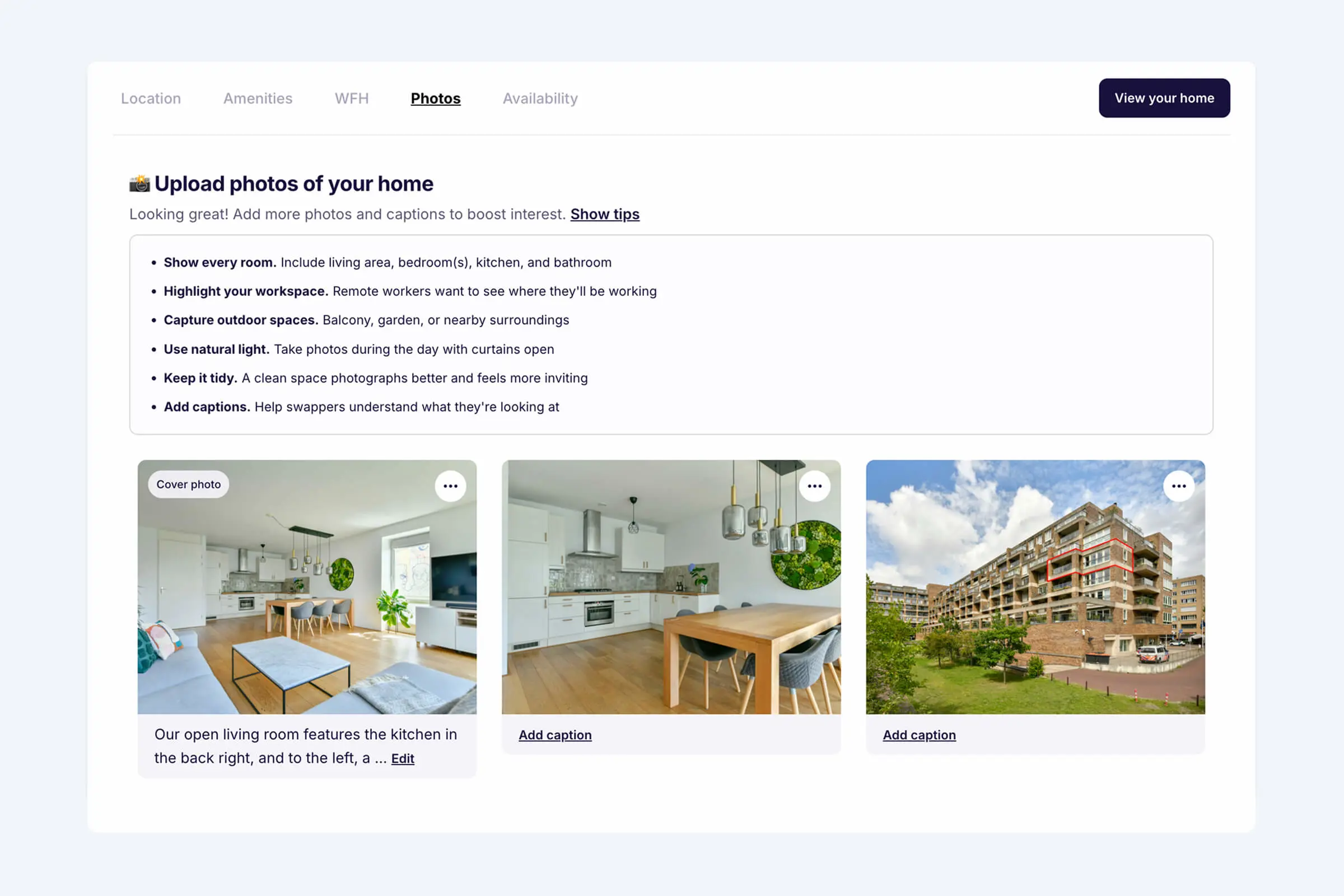 Swaphouse photo tips for better home listing pictures
