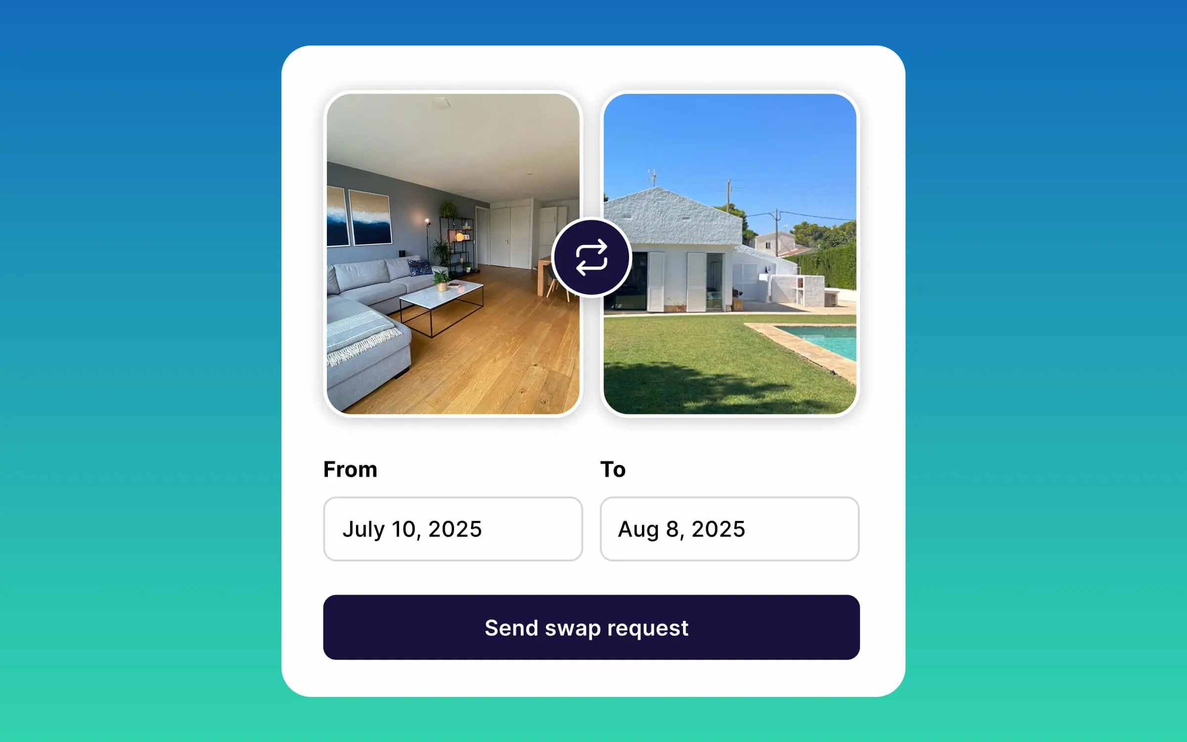Plan and confirm home swaps on Swaphouse
