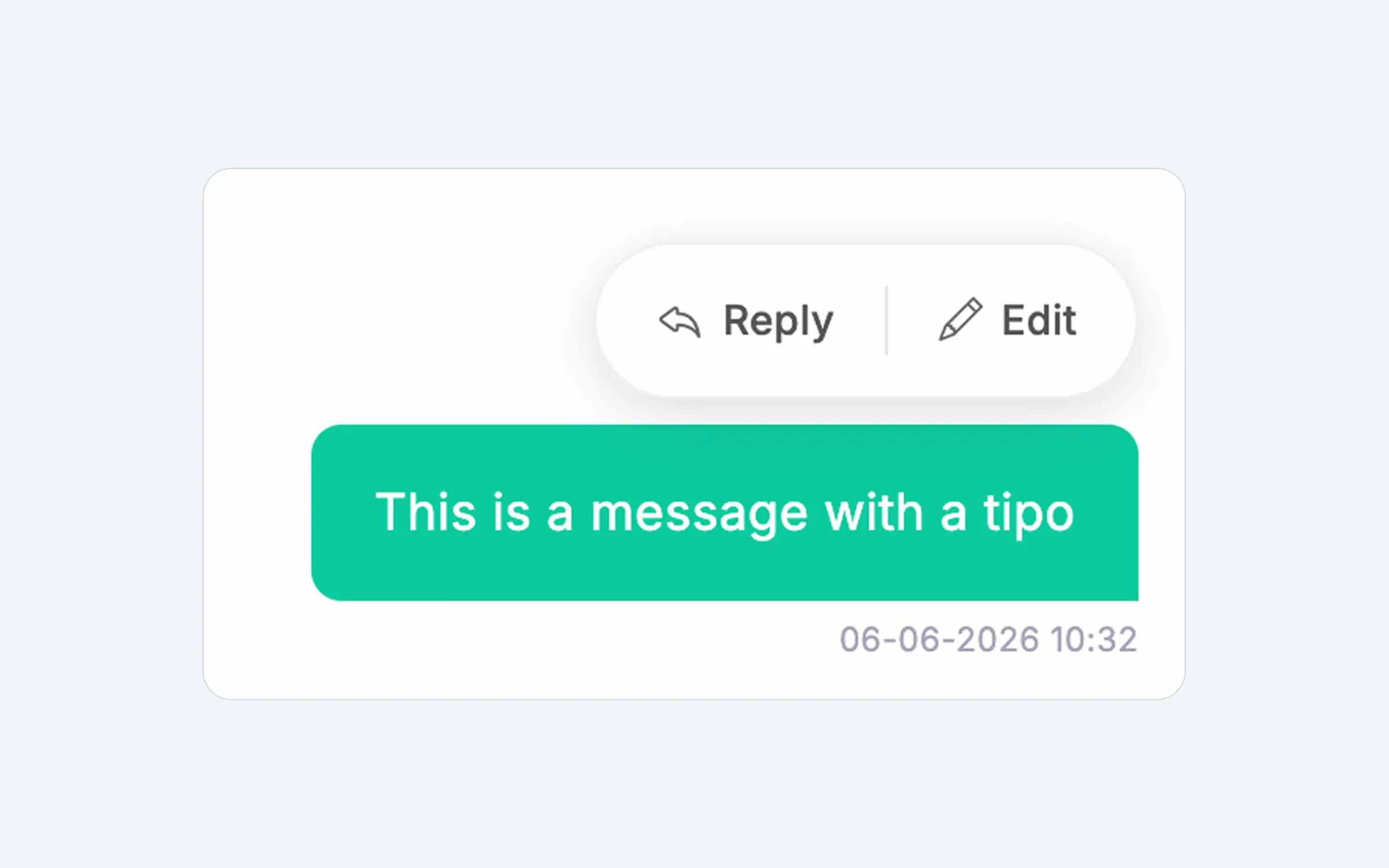 Swaphouse edit sent message step 1