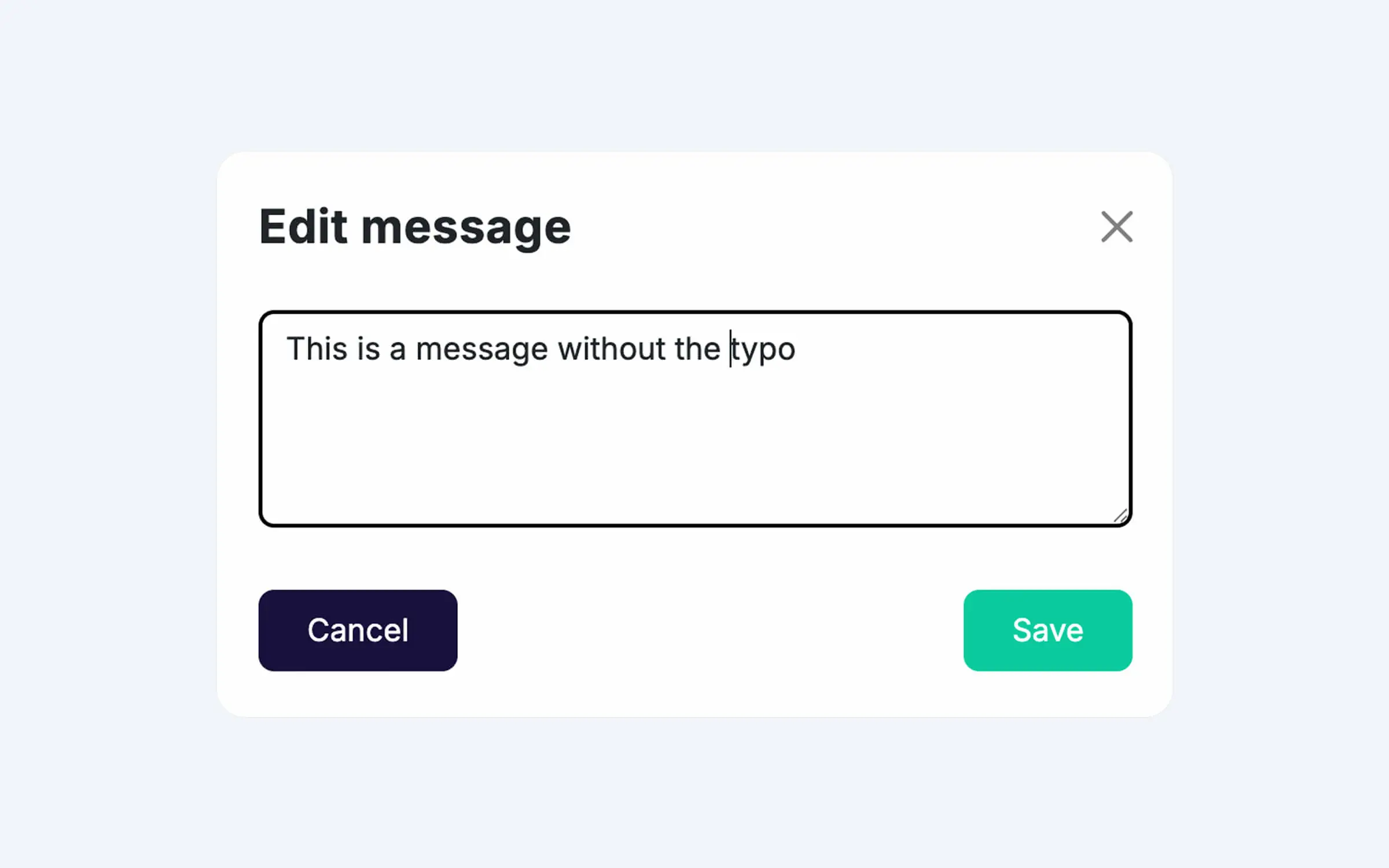 Swaphouse edit sent message step 2