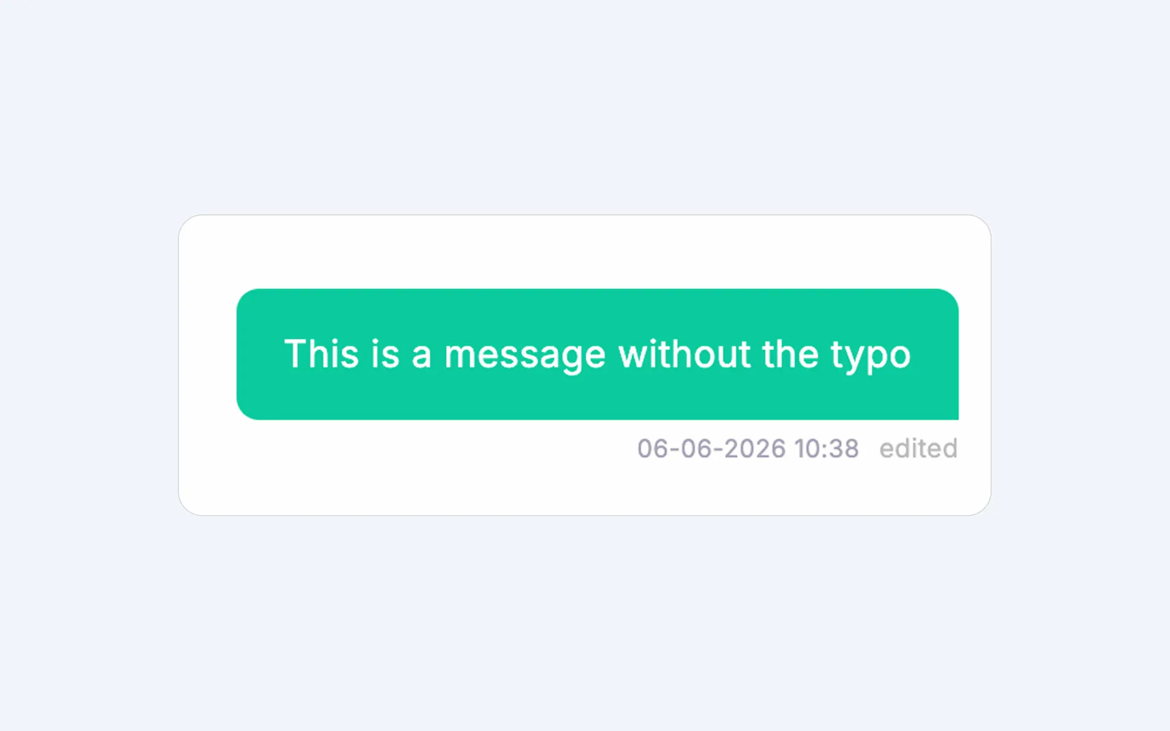 Swaphouse edit sent message step 3