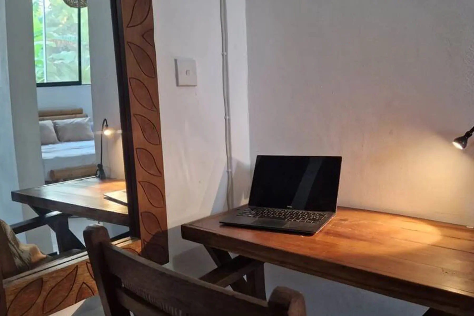 home office in bali, indonesia
