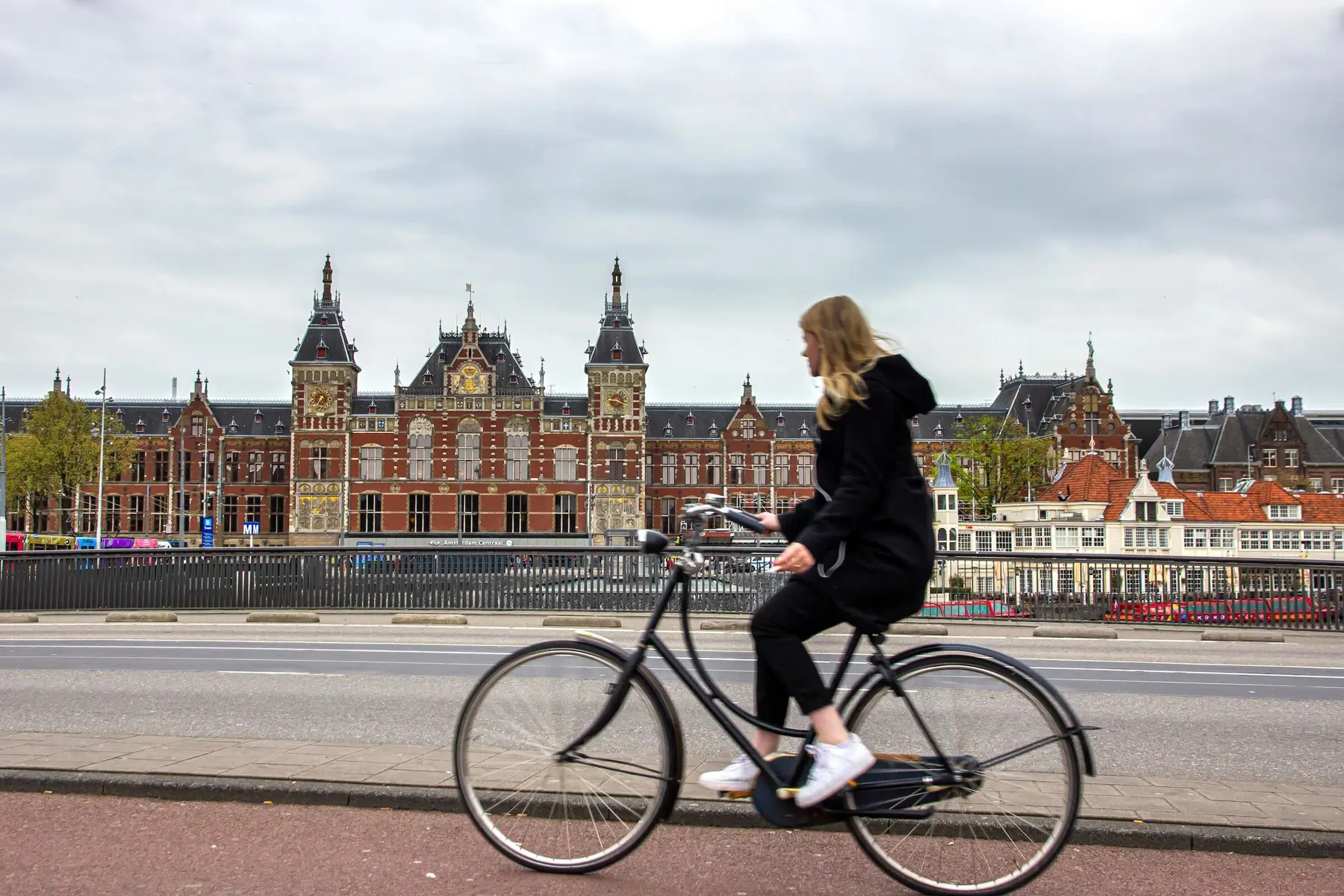 workation in amsterdam biking and other transport options